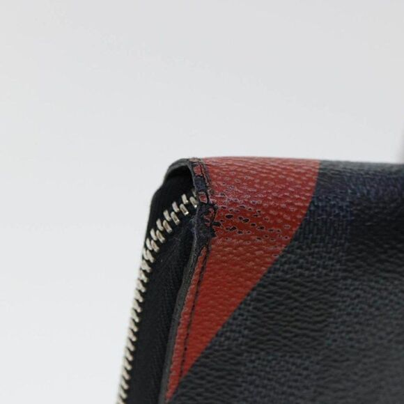 LOUIS VUITTON Damier Cobalt AmericasCup Zippy Organizer Long Wallet - Picture 7 of 12